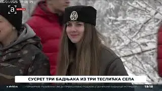 Susret tri badnjaka iz tri teslićka sela