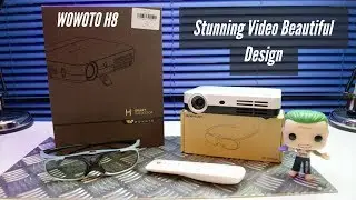 WOWOTO H8 The Full Review - Best $400 Amazon Projector 3D & Full HD