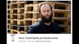 Stein Torleif Bjella Live @ Musikkverket Hamar 18. nov 2017