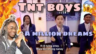 FIRST TIME REACTING TO TNT BOYS  TNT VERSION - A Million Dreams REACTION