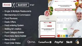 FoodBakery | Delivery Restaurant Directory WordPress Theme Free Download
