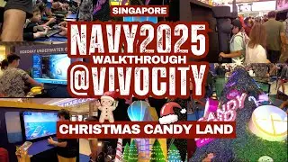 Real NAVY Experience for Everyone?! VivoCity Event + Huge Christmas Tree Tour!