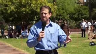 Shane Krauser at ASU's Freedom Rally