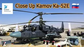 Close Up Kamov Ka-52E Alligator - Helikopter Serang Rusia di Dubai Airshow 2025