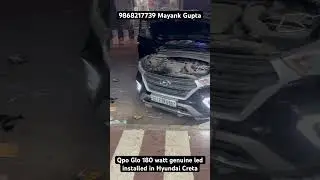Qpo Glo 180 watt led installed in Creta with qpax mat #best #creta #hyundai #new #reels #ahorts
