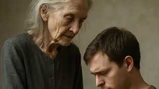 Tall old woman dominant short young man