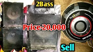 1000 watt Bass only 20,000 // Studiomaster swf 18100 speaker #super_dj_sound #sukdeb #2nd_hand_dj