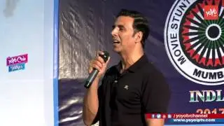 Akshay launches Insurance Policy for Bollywood Stuntman and Woman || YOYO Cine Talkies