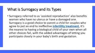 What is Surrogacy and its Types