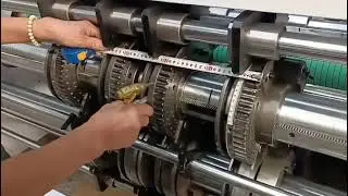 How to set order for mini slotting machine/corrugated carton box slotting machinery operation