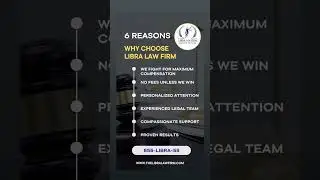 ⚖️ 6 Reasons to Choose Libra Law Firm 1️⃣ We Fight for Maximum Compensation Our priority is getting
