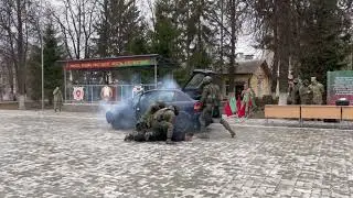 В Витебске прошла гражданско-патриотическая акция, на базе войсковой части 5524