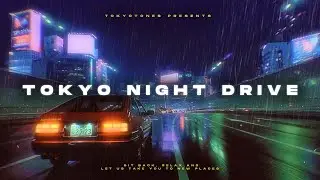 Tokyo in the Rain 🌙  Lofi Beats with Rain Night Drives