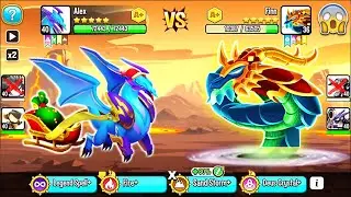 Dragon City: Sleigh Dragon | NEW League Battle 400 [MAX LEVEL] 😱