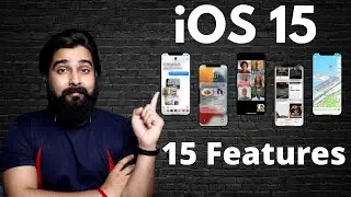 Top 15 iOS 15 Features! ( HINDI )