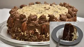 German Chocolate: Cake Part 2 | Eggless Coconut filling and Creamy Chocolate Frosting