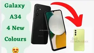 SAMSUNG GALAXY A34 5G NEW COLOURS🤗EXYNOS 1380|SAMSUNGLOVERS