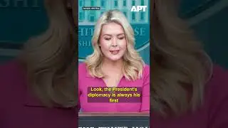 Ливитт: &laquo;Дипломатия всегда является первым вариантом для Трампа&raquo;, &mdash; ответил на вопрос о переносе ...