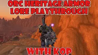 Lore Playthrough Orc Heritage Armour Questline
