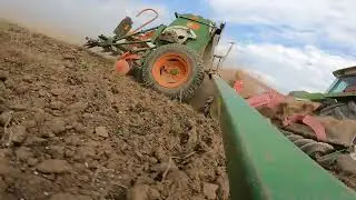 Seeding winter wheat with Deutz-Fahr Agrostar 6.81 & Unia Ares TL & Amazone D9-40 Super 2023
