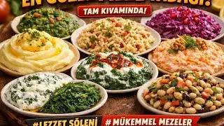 1 satte 7 farklı ve lezzetli meze tarifleri