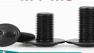 5/ 10/ 20pcs Grade 10.9 Black Hex Hexagon Socket Round Button Flange Head With Washer Collar Screw B