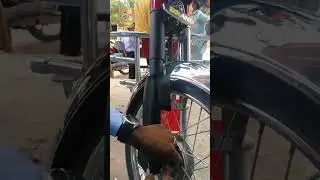 Front shock design for all bikes #bike #stickers #bismillah #bikedecoration #bikesticker