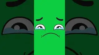 Toon Face tears in eyes  - Animation chroma key