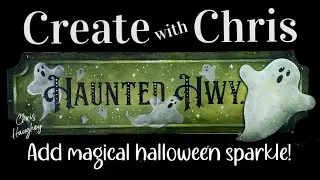 Create with Chris - Haunted Highway Street Sign