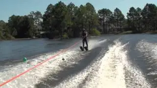 waterski jumping , 3/4 jump Sandro Ambrosi