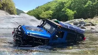 RC : Jeep Wrangler Rubicon JK Rock Trail.(SCX10 II Clone) #14.