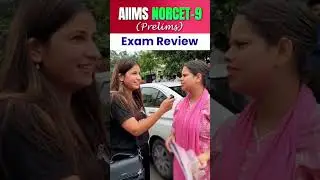 Non Nursing Bhot Easy Aaya Iss Baar | AIIMS NORCET 9 PRELIMS EXAM REVIEW #shorts #norcet9