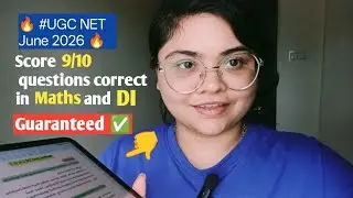 #ugcnet Maths and DI in just 15 days 🔥 | step by step guide | for beginners ❤️