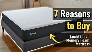 7 Reasons To Buy: Lucid 8 Inch Memory Foam Mattress | Best 8 Inch Memory Foam Mattress