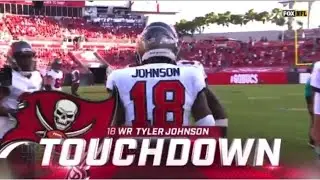 Tyler Johnson first career NFL touchdown catch from Tom Brady! Bucs vs Packers