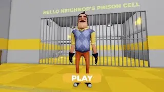 HELLO NEIGHBOR PRISON RUN! Obby 4