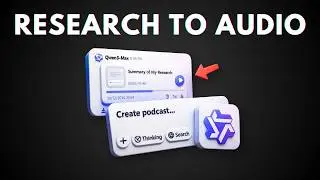 How to Create MULTI-SPEAKER Podcast with Qwen AI Deep Research