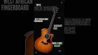 This is what the Taylor 714ce Limited-Edition V-Class sounds like Guitars Are Being Strummed #shorts