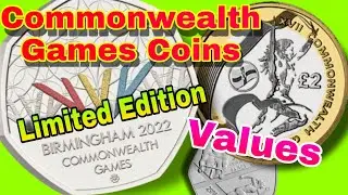 Commonwealth Games Limited Edition New Coins | Values & Mintages | &pound;2 & 50p rare coins