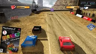 Mashed: Drive to Survive (2004) Sony PlayStation 2 Gameplay in HD (PCSX2)