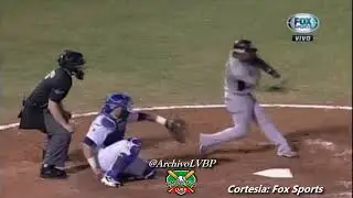 Jonron de MARIO LISSON - LVBP Temporada 2016-2017 Leones del Caracas vs Navegantes del Magallanes
