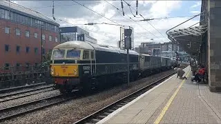 GBRF 69005 and 69006 working 3Q99 from Tyne Coal to Tyne Coal