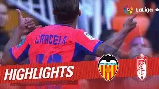 Resumen de Valencia CF vs Granada CF (1-1)