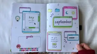 September Plan with me (shop ARL doodle planner)