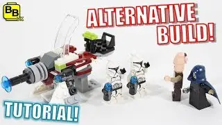 LEGO STAR WARS 75206 АЛЬТЕРНАТИВНАЯ СБОРКА КЛОНОВОЙ ЛАЗЕРНОЙ ПУШКИ