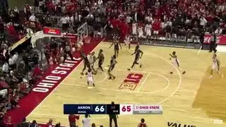 Ohio States Zed Key hits game-winning shot vs Akron&hellip;