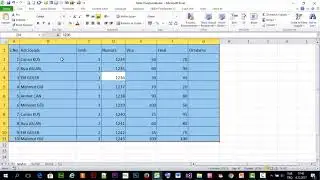 MS EXCEL 2010 - TABLO OLUŞTURMAK VE Bİ&Ccedil;İMLENDİRMEK