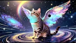 Rainbow Bridge Cat Meditation 🌈 &bull; 8 Hours 432Hz Healing Music for Pet Loss &bull; In Loving Memory