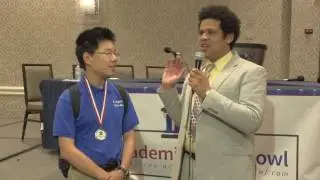 Interview with William Wang of Longfellow MS - 2016 National Champion, US Academic Bee (MS Division)