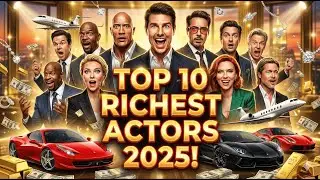Top 10 Richest Hollywood Actors in 2025 | Their Real Net Worth!
